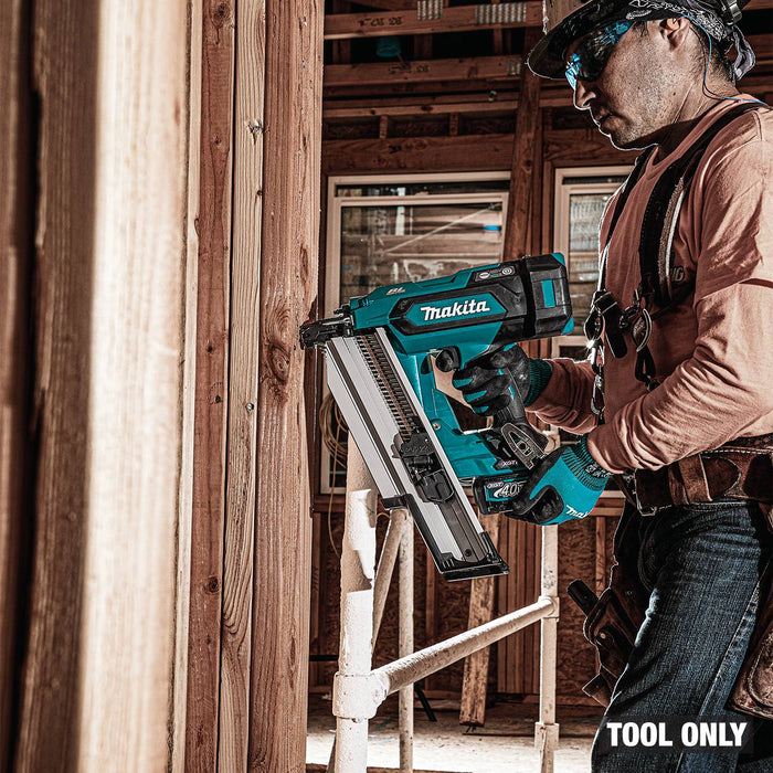 Makita GNB02Z 40V max XGT® Brushless Cordless 21º Full Round Head 3-1/2" Framing Nailer, Tool Only