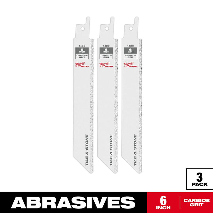 6" CarbTipSawz Blades (3Pk)