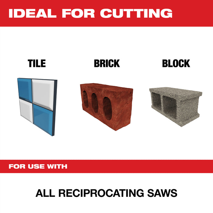 Milwaukee 9" CarbTipSawz Blades (5Pk) 48-00-1431