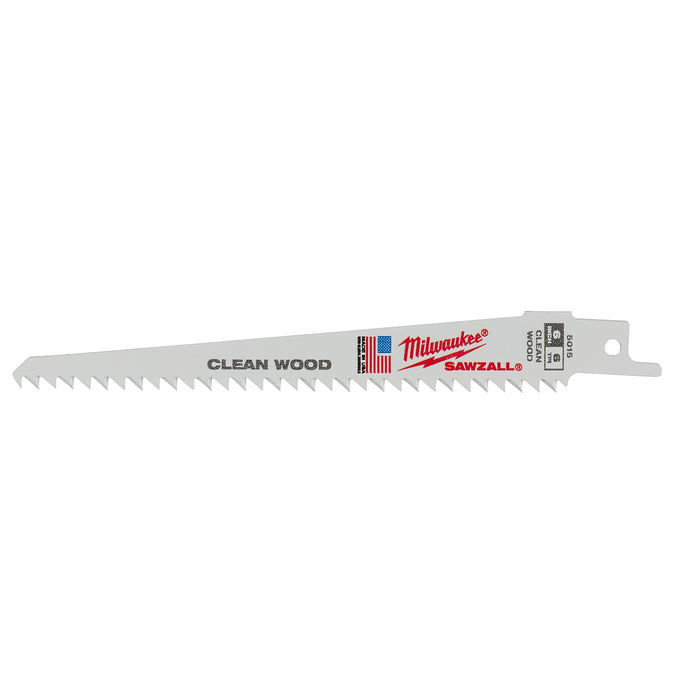 Milwaukee Sawzall Clean Wood 48-01-7015