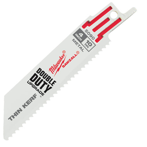 MILWAUKEE 4" 10 TPI SAWZALL® Blade (5 PACK)