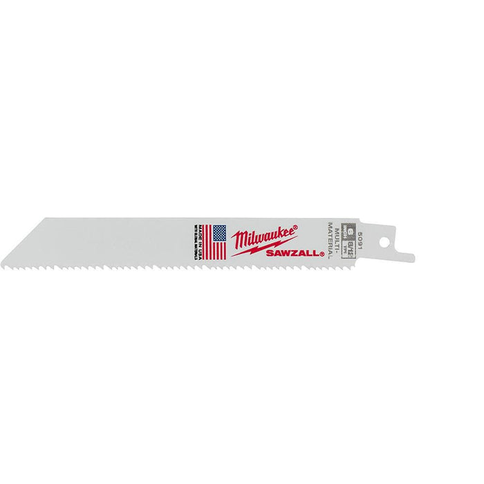 MILWAUKEE 6" 8/12 TPI SAWZALL® Standard Multi-Material Blade