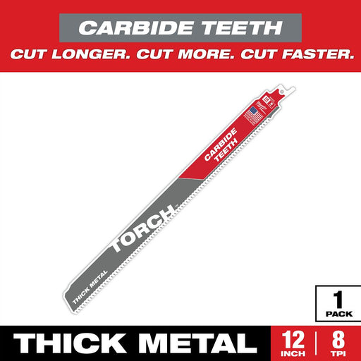 12" 7TPI Carbide Teeth Blade 1PK