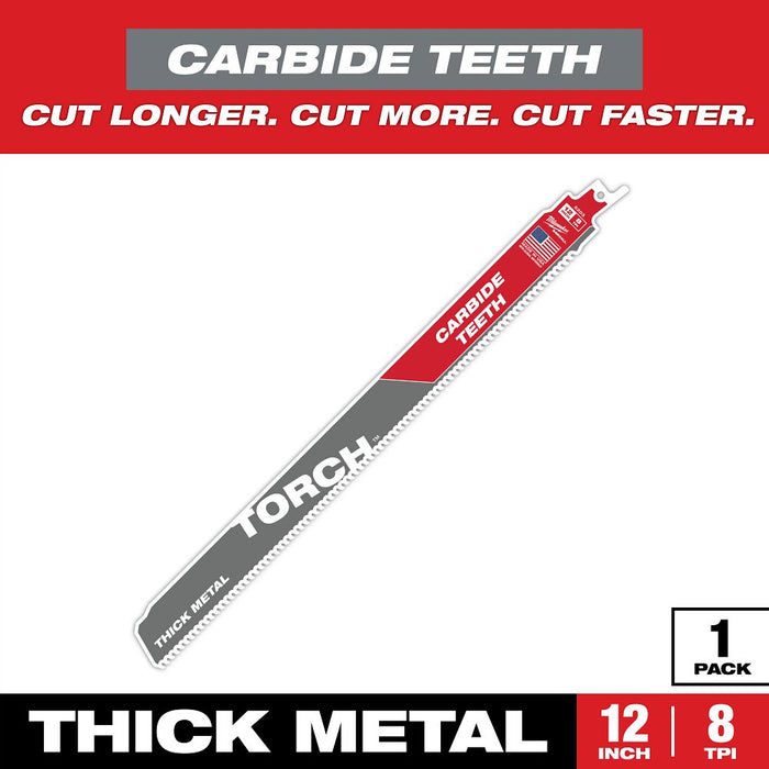 12" 7TPI Carbide Teeth Blade 1PK