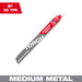 MILWAUKEE 9" 10 TPI TORCH™ w/ Carbide Teeth For Medium Metal