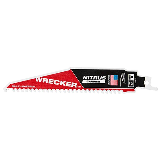 MILWAUKEE 6" 6 TPI The WRECKER™ w/ NITRUS CARBIDE™ Blade