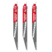 MILWAUKEE 9" 6 TPI WRECKER™ Multi-Material SAWZALL® Blade w/ Carbide Teeth (3 PACK)