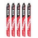 MILWAUKEE 9" 8 TPI TORCH™ Cast Iron SAWZALL® Blade w/ NITRUS CARBIDE™ (5 PACK)