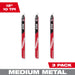 MILWAUKEE 12" 10 TPI TORCH™ w/ NITRUS CARBIDE™ Teeth For Medium Metal (3 PACK)