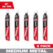 MILWAUKEE 6" 10 TPI TORCH™ Medium Metal SAWZALL® Blade w/ NITRUS CARBIDE™ (5 PACK)