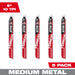 MILWAUKEE 9" 10 TPI TORCH™ Medium Metal SAWZALL® Blade w/ NITRUS CARBIDE™ (5 PACK)