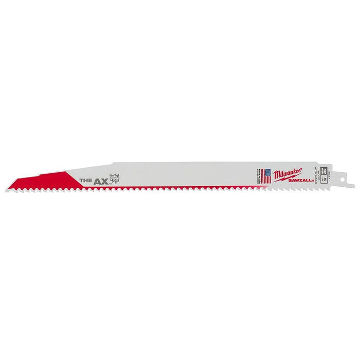 MILWAUKEE 12" 5 TPI THE AX™ Nail Embedded Wood SAWZALL® Blade
