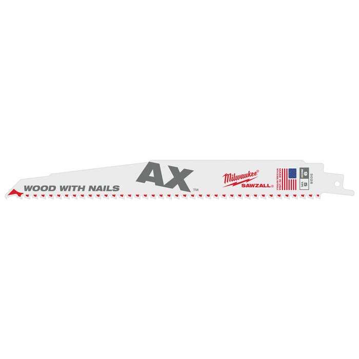 Milwaukee 9 in. 8TPI Sawzall Blade 48-01-2006