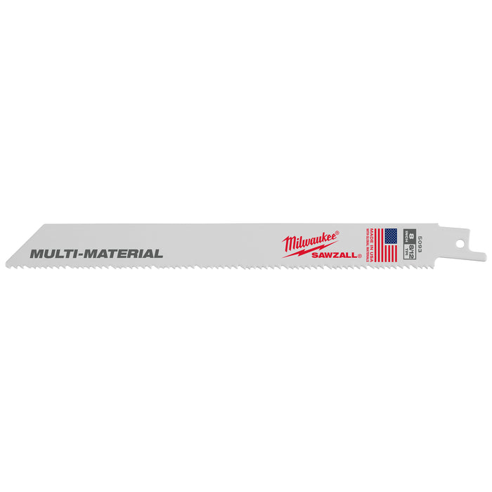 Milwaukee 8 in. 8/12TPI Sawzall Blade 48-01-2073