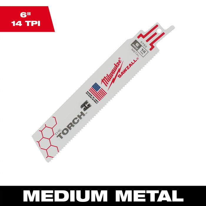 Milwaukee Blade 14T 6L TORCH Bulk 25 48-01-2782