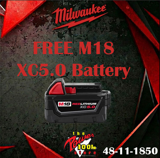 Milwaukee M18 FUEL 3” x 18” Belt Sander M18 2832-20 + FREE M18 XC5.0 Battery Pack 48-11-1850