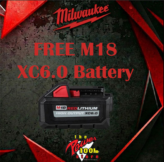 Milwaukee M18 FUEL Braking Die Grinder Slide Switch 2939-20 + FREE M18 XC6.0 Battery Pack 48-11-1865