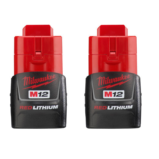 MILWAUKEE M12™ REDLITHIUM™ CP1.5 Battery (2 PACK)