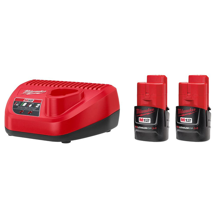 Milwaukee Tools M12 Battery Starter Kit 48-11-2432P