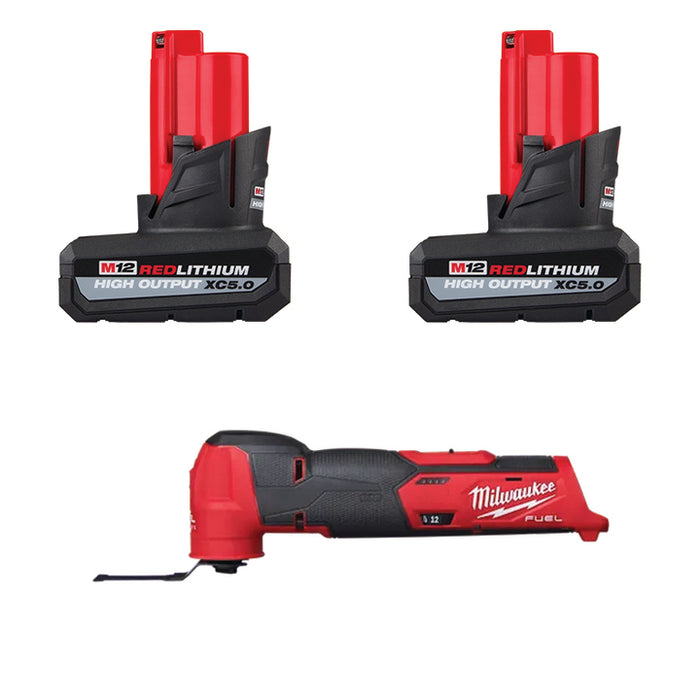 MILWAUKEE 2 PC. M12™ REDLITHIUM™ HIGH OUTPUT™ XC5.0 Battery & FREE M12 FUEL™ Oscillating Multi-Tool