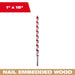 1"x18"Ship Auger Bit