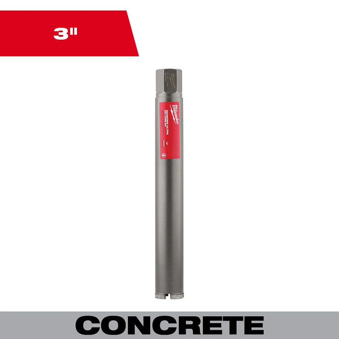 3 in. Diamond Ultra Dry Core Bit