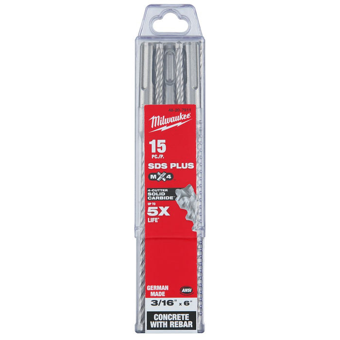 SDS BIT MX4 3/16" X 6"