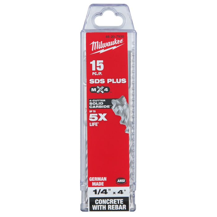 SDS-PLUS  MX4™ 1/4" X 2" X 4"