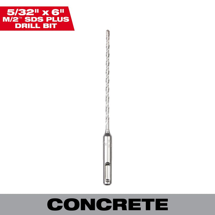Milwaukee Tools 5/32 in. x 6 in. SDS+2CT 48-20-8201