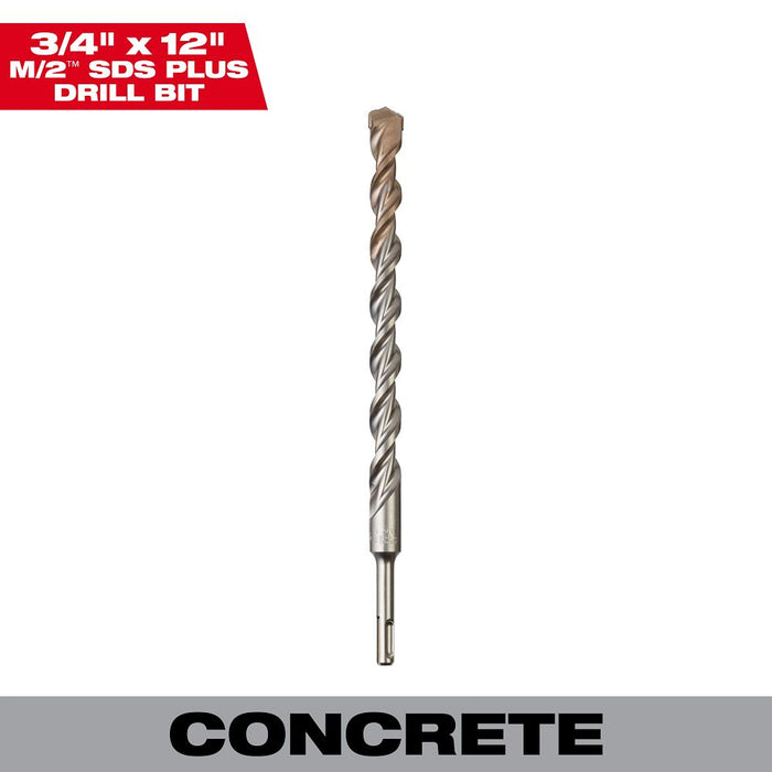 Milwaukee Tools 3/4 in. x 12 in. SDS+2CT 48-20-8265