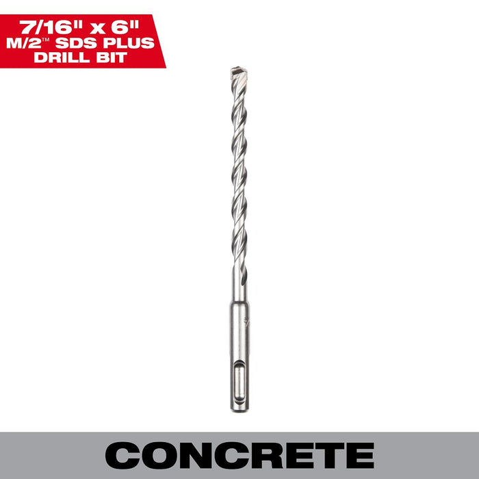 Milwaukee Tools SDS-PLUS M/2 7/16" x 6" 48-20-8461