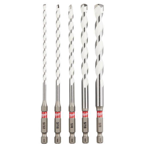 MILWAUKEE 5 PC. SHOCKWAVE IMPACT DUTY™ Carbide Multi-Material Drill Bit Set