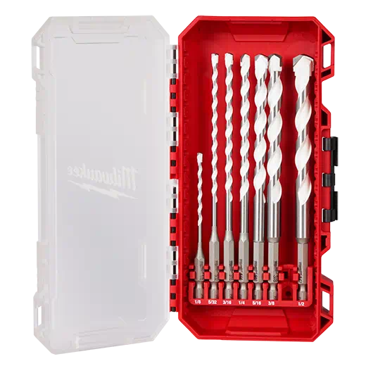 MILWAUKEE 7 PC. SHOCKWAVE IMPACT DUTY™ Carbide Multi-Material Drill Bit Kit