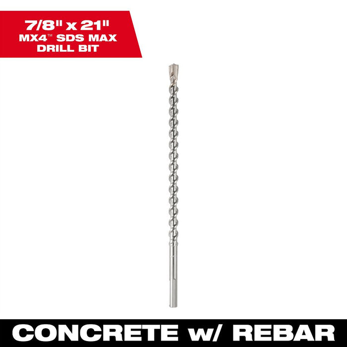 Milwaukee Tools SDS-MAX  MX4 7/8" X 17"  X 21" 48-20-8946