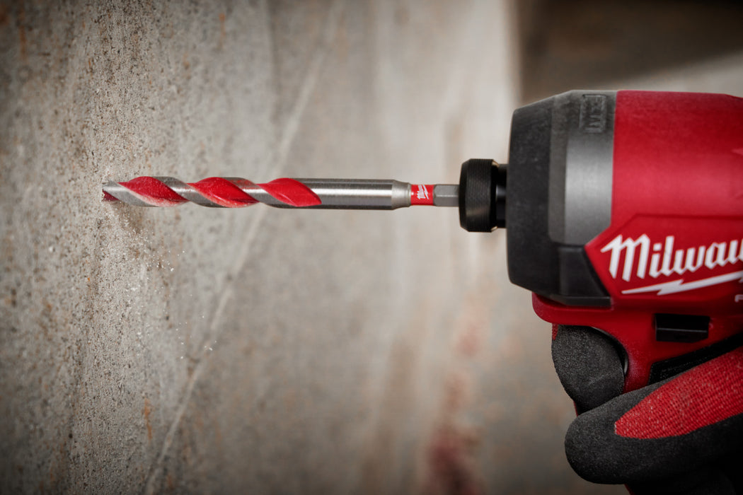 Milwaukee 7/32" x 4" x 6" SHOCKWAVE Impact Duty Carbide Hammer Drill Bit 48-20-9009