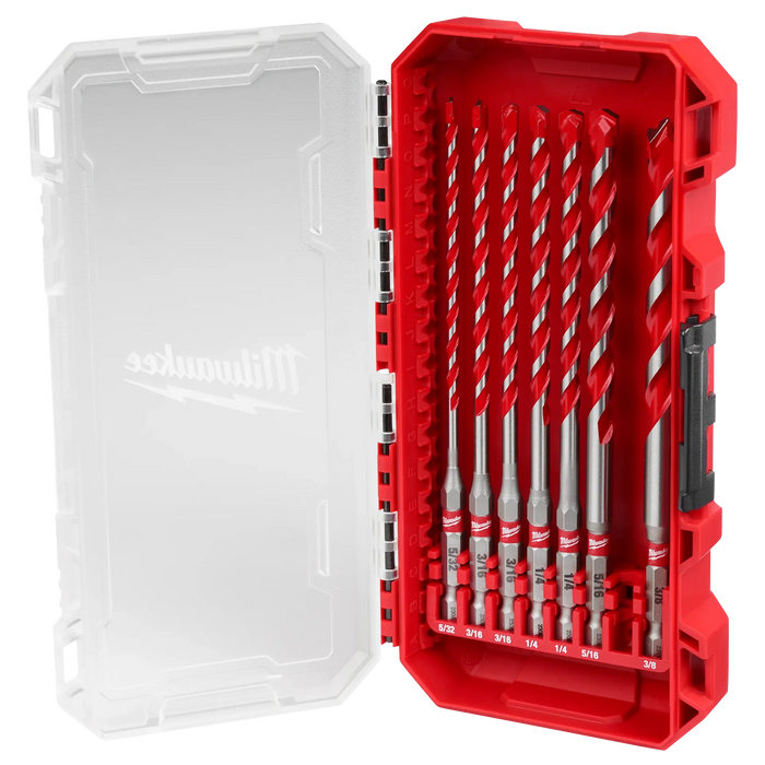 MILWAUKEE 7 PC. SHOCKWAVE IMPACT DUTY™ Carbide Hammer Drill Bit Set