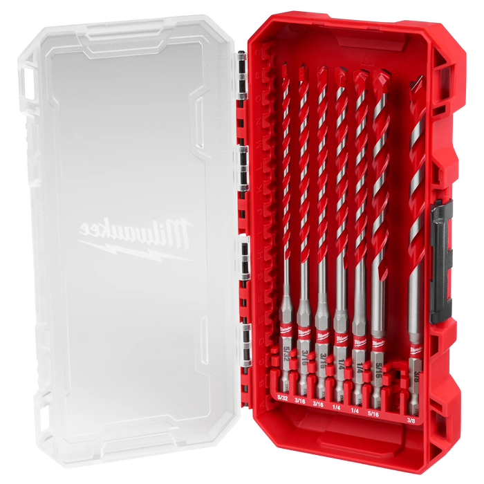 MILWAUKEE 7 PC. SHOCKWAVE IMPACT DUTY™ Carbide Hammer Drill Bit Set