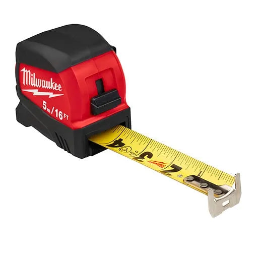 MILWAUKEE 5m/16" Compact Wide Blade Tape Measure