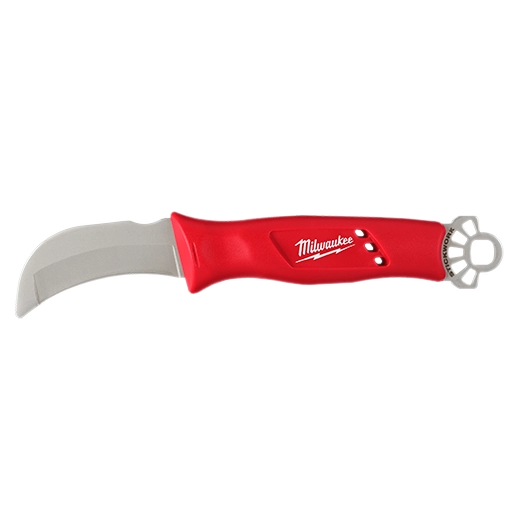 MILWAUKEE Lineman’s Blunt Tip Hawkbill Knife w/ STICKWORK™ 3 IN 1 Ring