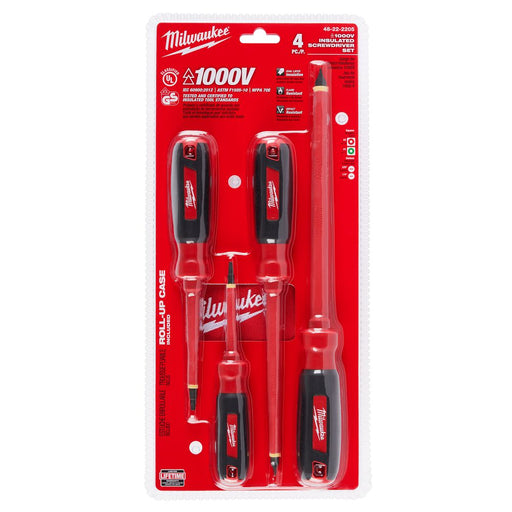4 PC 1000V Insulated Screwdriver
