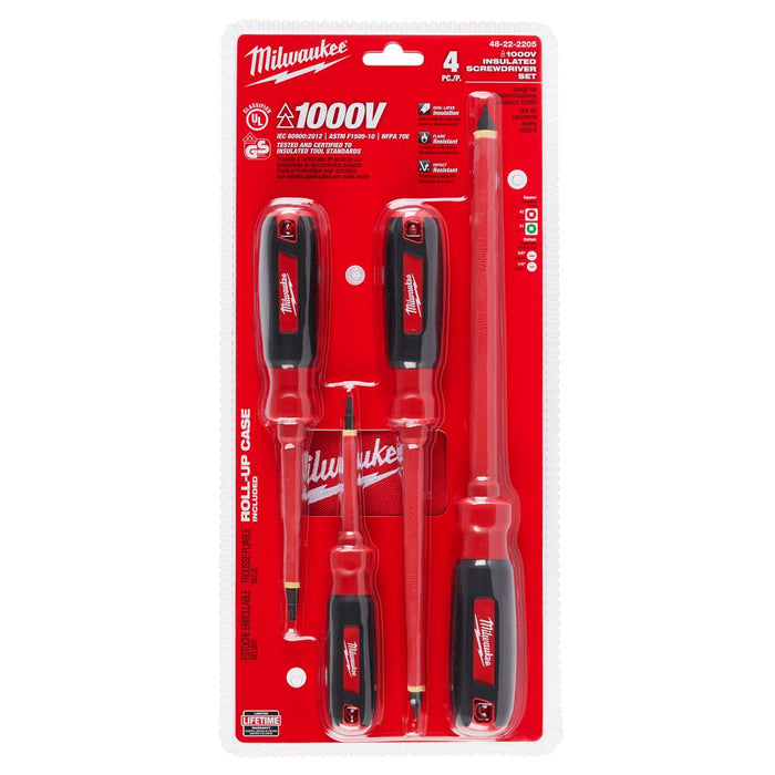 4 PC 1000V Insulated Screwdriver