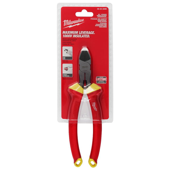 8" Insulated Diag Cutting Pliers