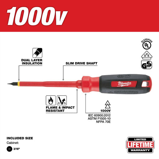 3/16 In. Cabinet - 4 In. 1000 V