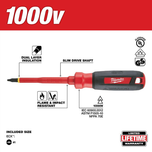 #1 ECX™ - 4 In. 1000 V Insulated