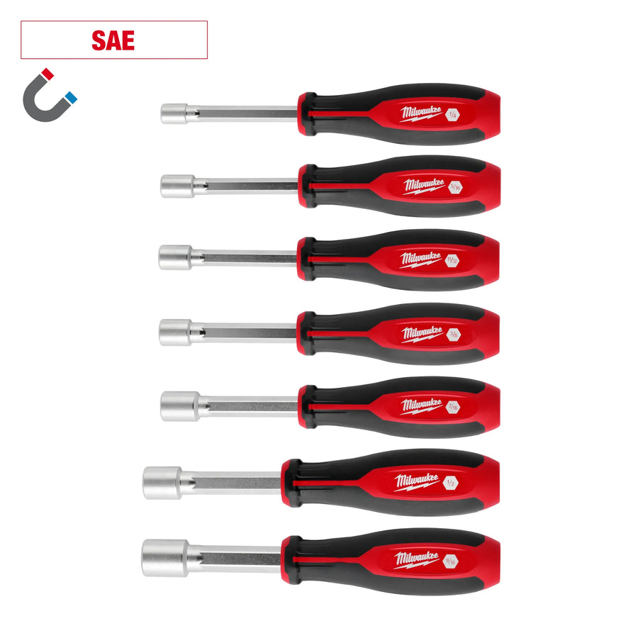 MILWAUKEE 7 PC. Magnetic SAE HOLLOWCORE™ Nut Driver Set