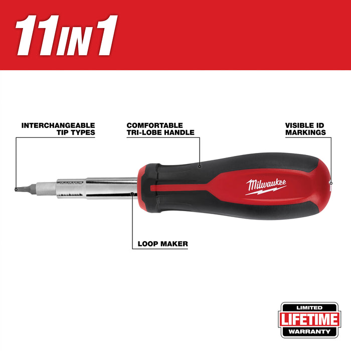 Milwaukee 2PC Multi-Bit Screwdriver Set 48-22-2763