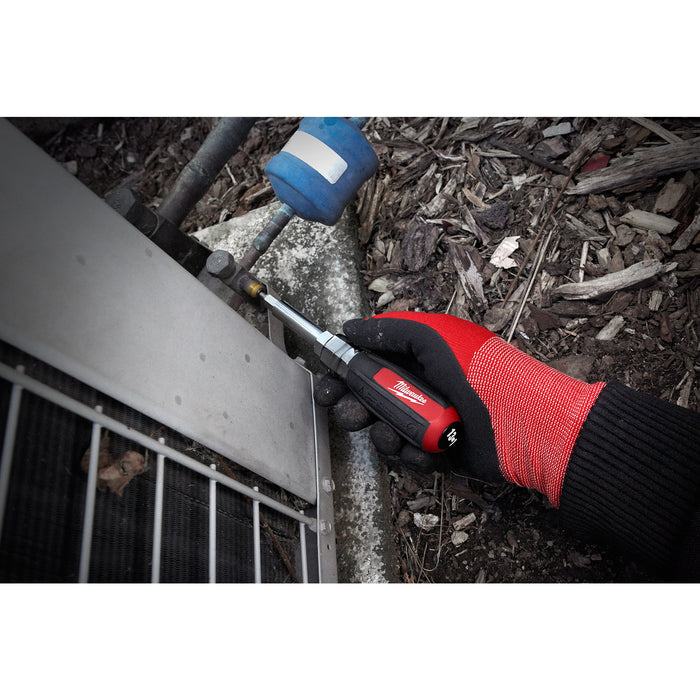 Milwaukee 13-in-1 Cushion Grip Screwdriver with Schrader Bit 48-22-2881