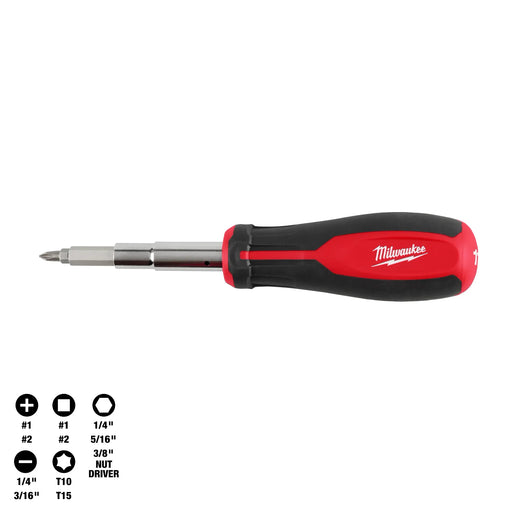 MILWAUKEE 11-IN-1 Magnetic Multi-Bit Screwdriver