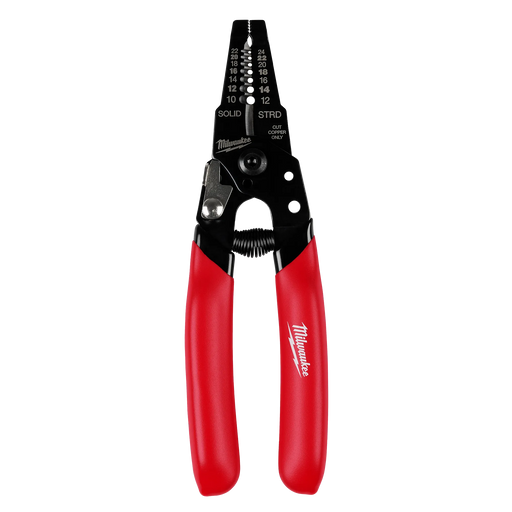 MILWAUKEE 10-24 AWG Compact Dipped Grip Wire Stripper & Cutter