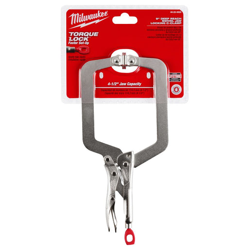 9 in. Clamp w/Swivel Jaws
